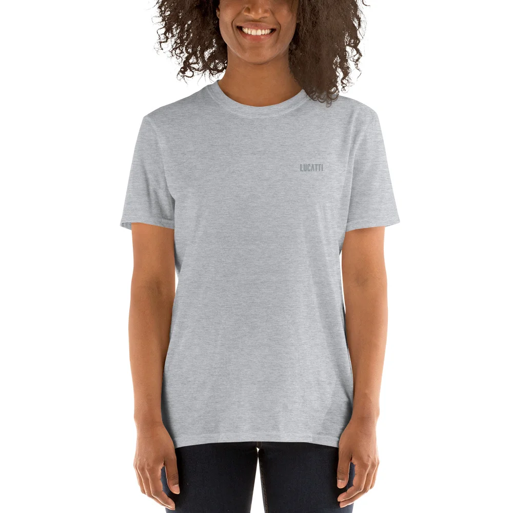 Camiseta basica gris mujer