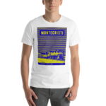 Camiseta estampado ciudad Montecristi blanco