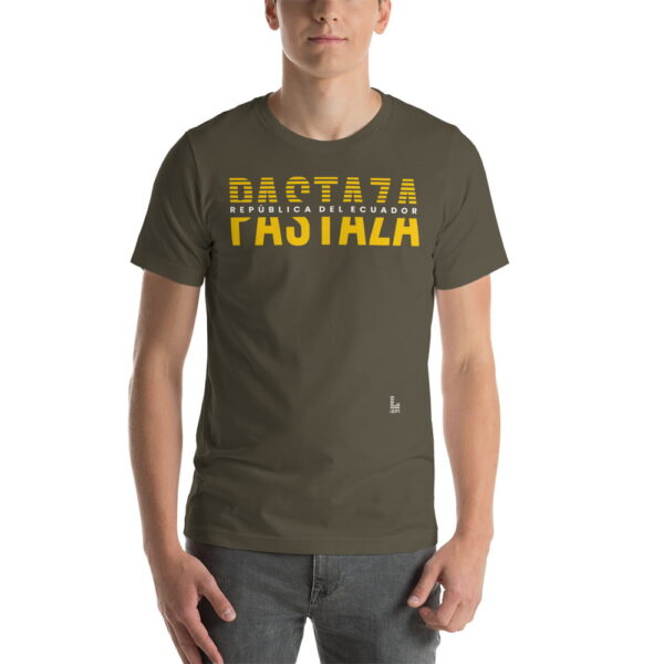 Camiseta estampado Pastaza hombre color militar premium