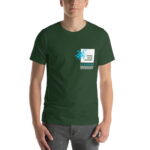 Camiseta con estampado de bolsillo Galápagos tortuga hombre premium