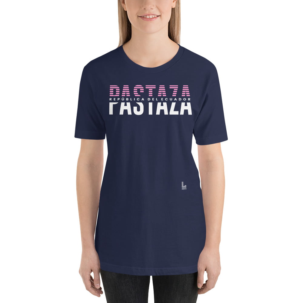 Camiseta estampado Pastaza mujer color navy premium modelo