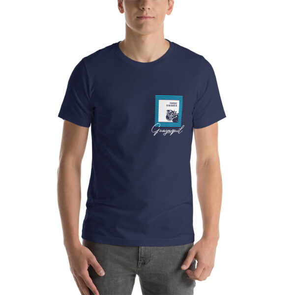 camiseta con estampado de bolsillo Guayaquil Parque Las Iguanas para hombre azul