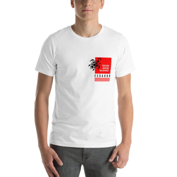 Camiseta con estampado de bolsillo Galápagos Tortuga hombre