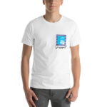 camiseta con estampado de bolsillo Guayaquil Las Iguanas para hombre color blanco