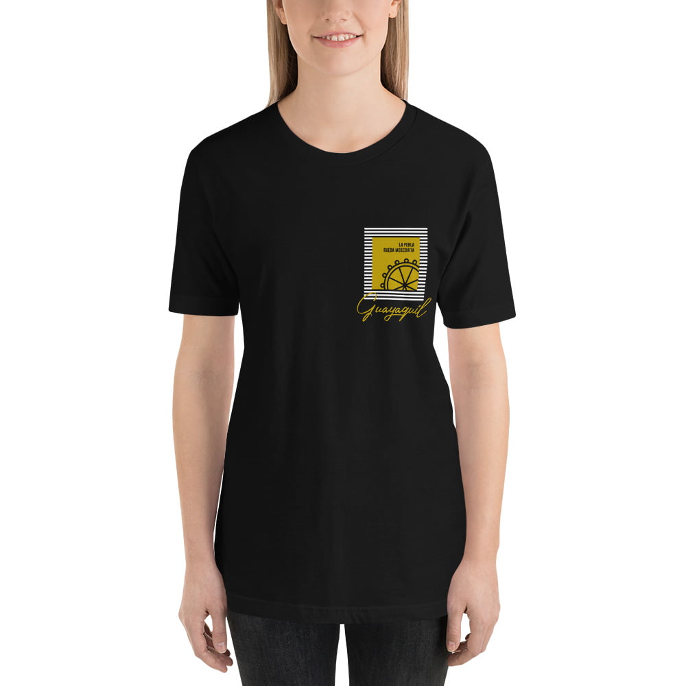 Camiseta con estampado de bolsillo Guayaquil rueda moscovita mujer
