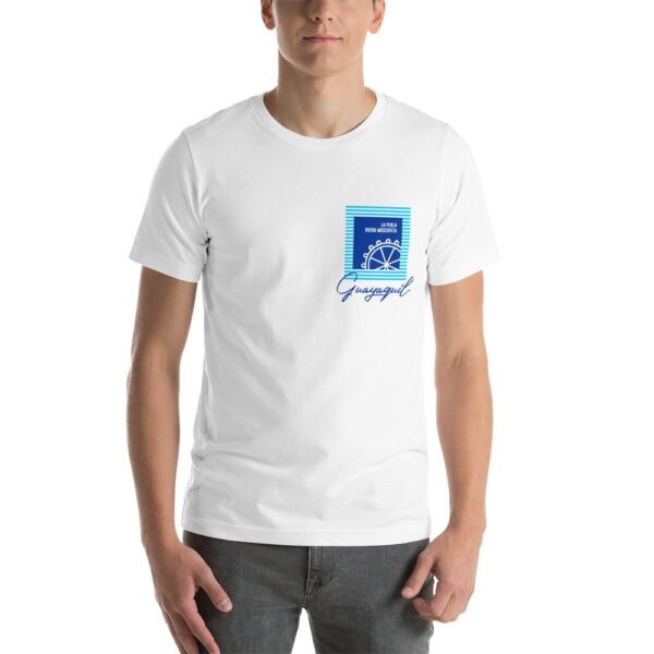 Camiseta con estampado de bolsillo Guayaquil rueda moscovita hombre
