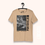 Camiseta con estampado de mapa de Portoviejo Manabí Ecuador