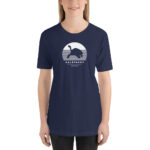 Camiseta de galápagos tortuga terrestre color azul marino mujer